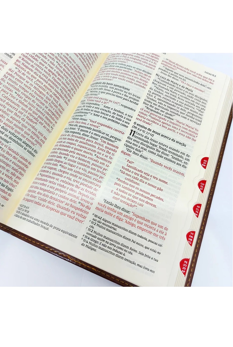 Bíblia Leitura Perfeita | NVI | Capa Couro Soft Marrom
