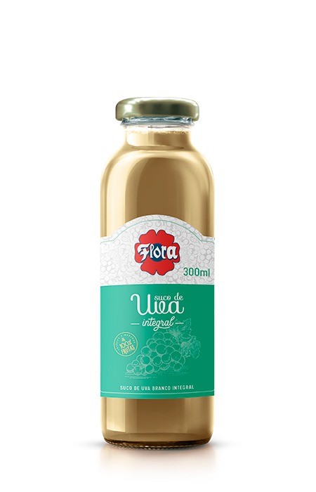 Suco de Uva Branco Integral Flora-300ml