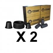 Kit 02 Borrachas de Vedação para Stem e Carvão de Coco 1kg - Cosmic