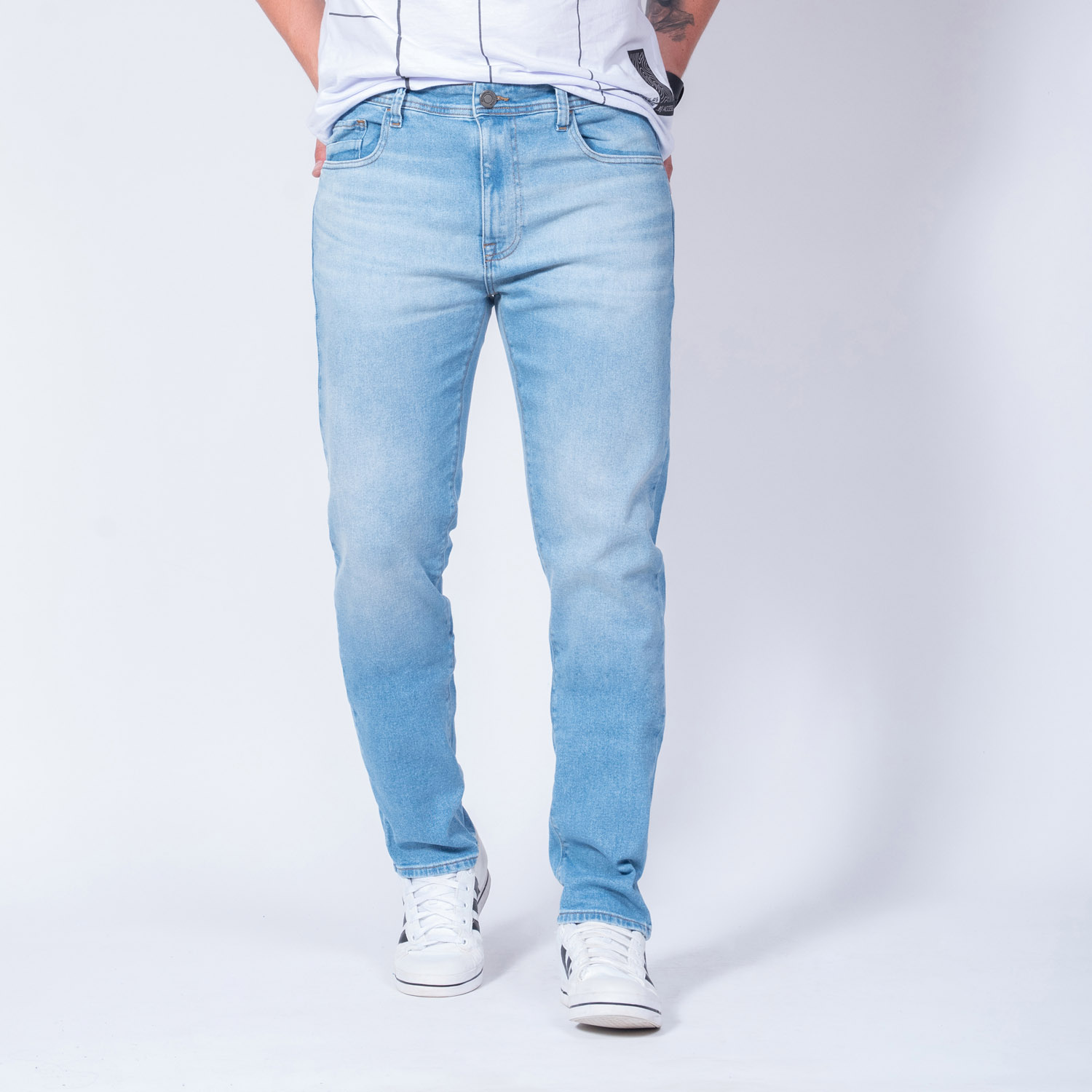 Calça Jeans Skinny Cintura Média Yck's