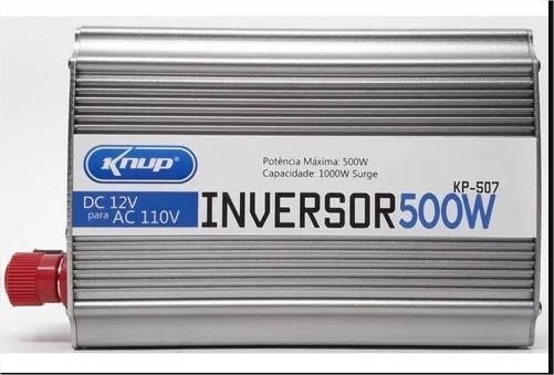 INVERSOR LEBOSS VOLTAGEM PARA CARRO 500W/110V KP-507