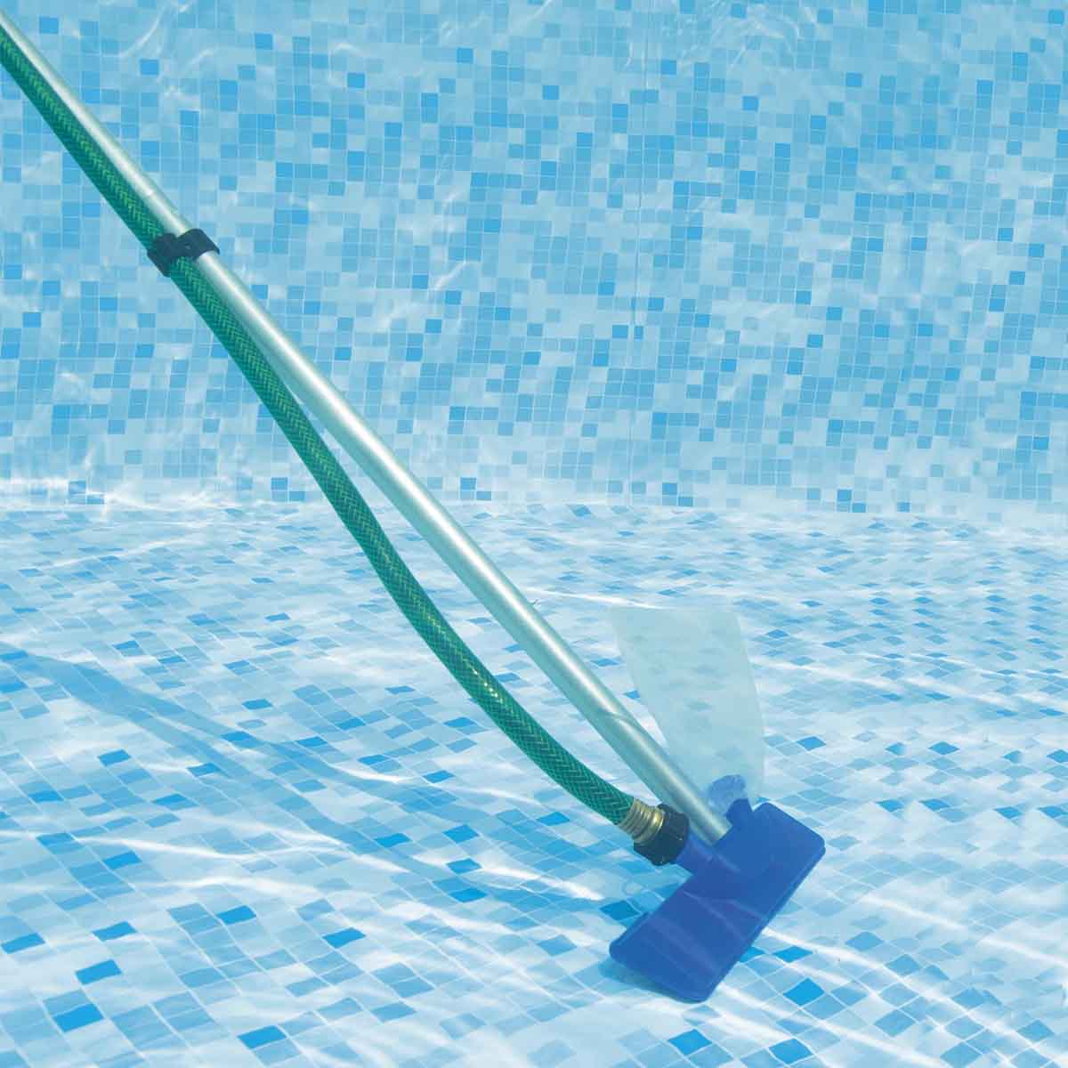 Kit Limpeza para piscina 2 em 1- Aspirador de piscina + Peneira 2,03 Bestway