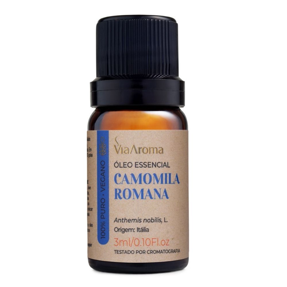 Óleo essencial Camomila Romana 3ml - Via Aroma