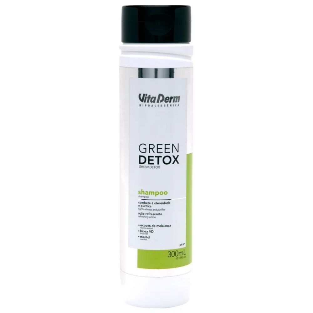 Shampoo Green Detox 300ml - Vita Derm