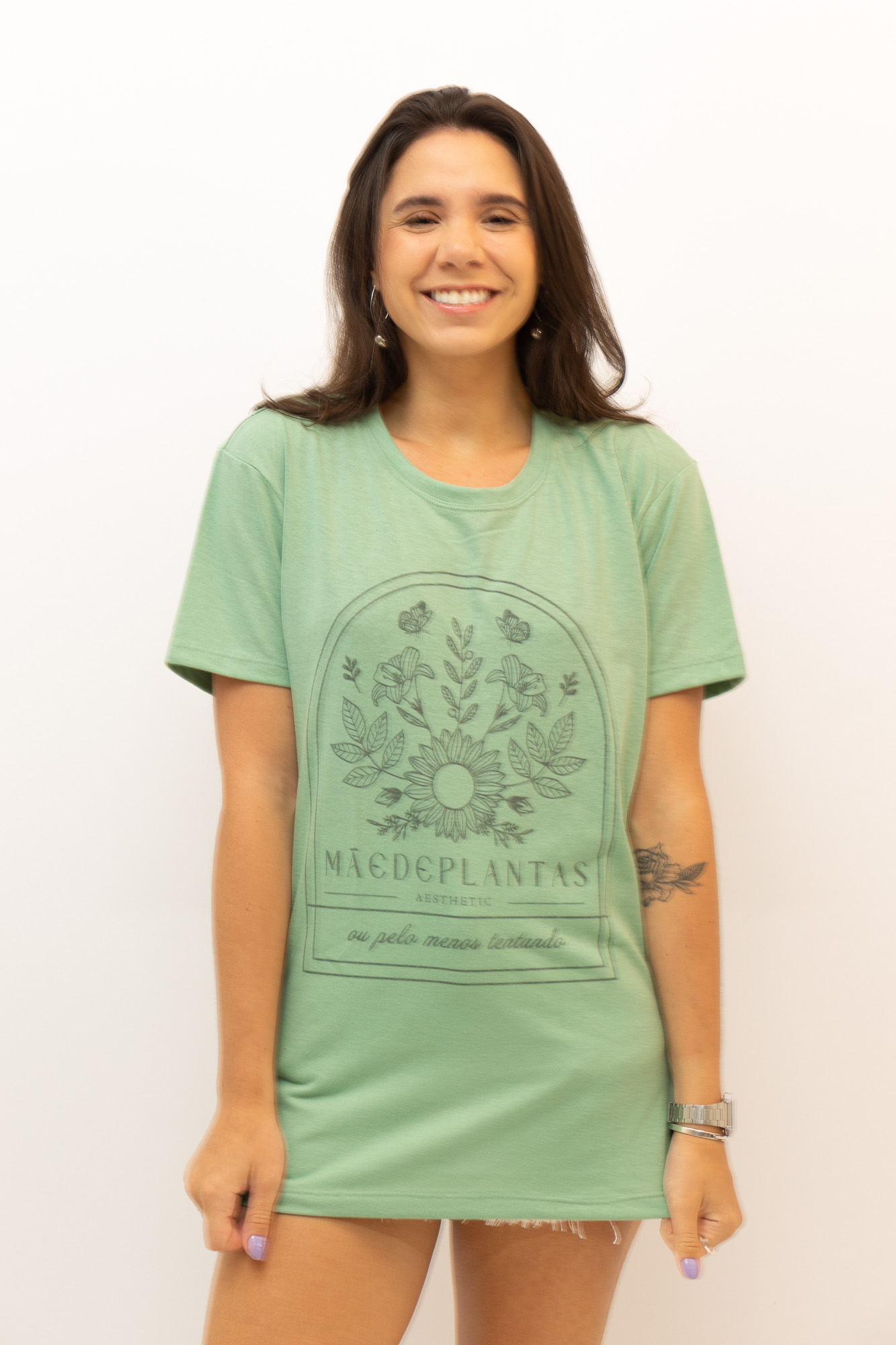 t-shirt mãe de planta - MUDI
