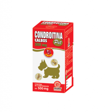 Condroitina Pet Calbos 500 mg - 60 comprimidos