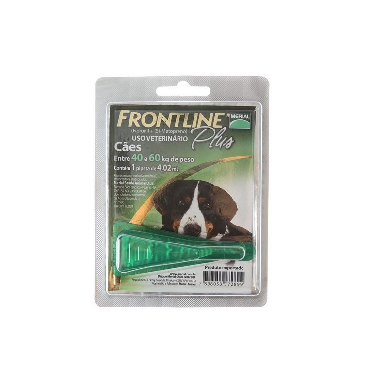 Frontline Plus Cães - de 40 a 60 kg