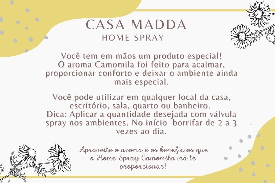 Home Spray Camomila