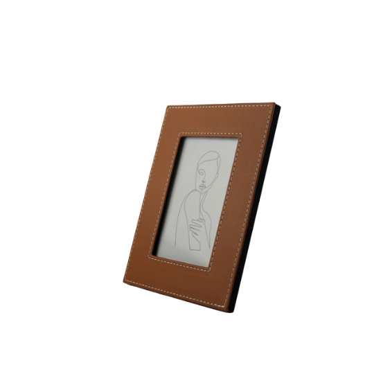 Porta-Retrato Revestimento Caramelo 13,5x8,5