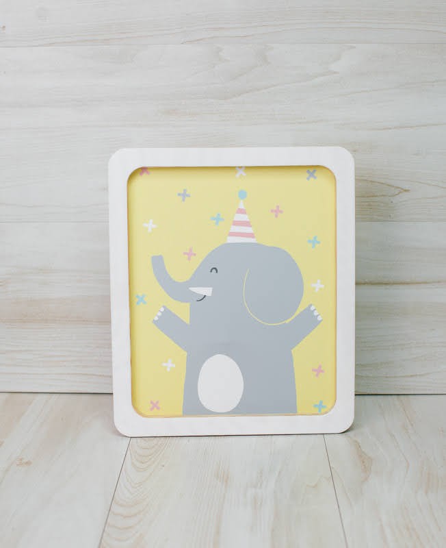 Quadro Decorativo Infantil Elefante
