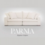 Sofá Retrátil e Reclinável Parma 2,20m Tecido Suede Prince Linha 1