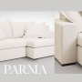 Sofá Retrátil e Reclinável Parma 2,90m Tecido Suede Prince Linha 1