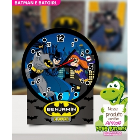 Relógio de mesa | Batman e Batgirl