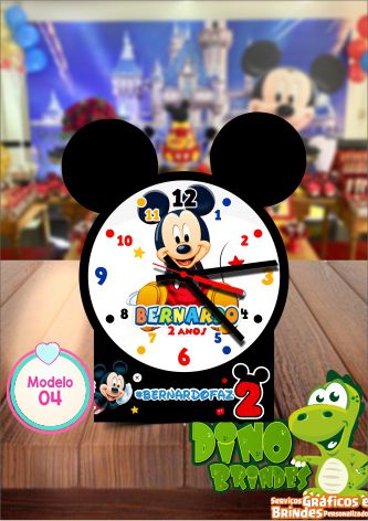 Relógio de mesa Mickey