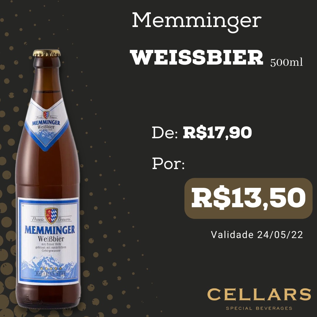 Cerveja Memminger Weissbier 500ml