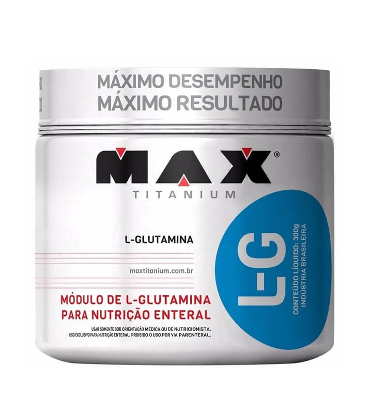 L-Glutamina 300g - Max Titanium