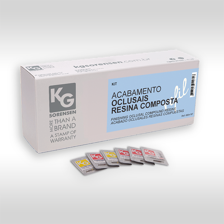 Kit Refil Acabamento Oclusais Resina Composta - Ref.: 6004RF - KG SORENSEN