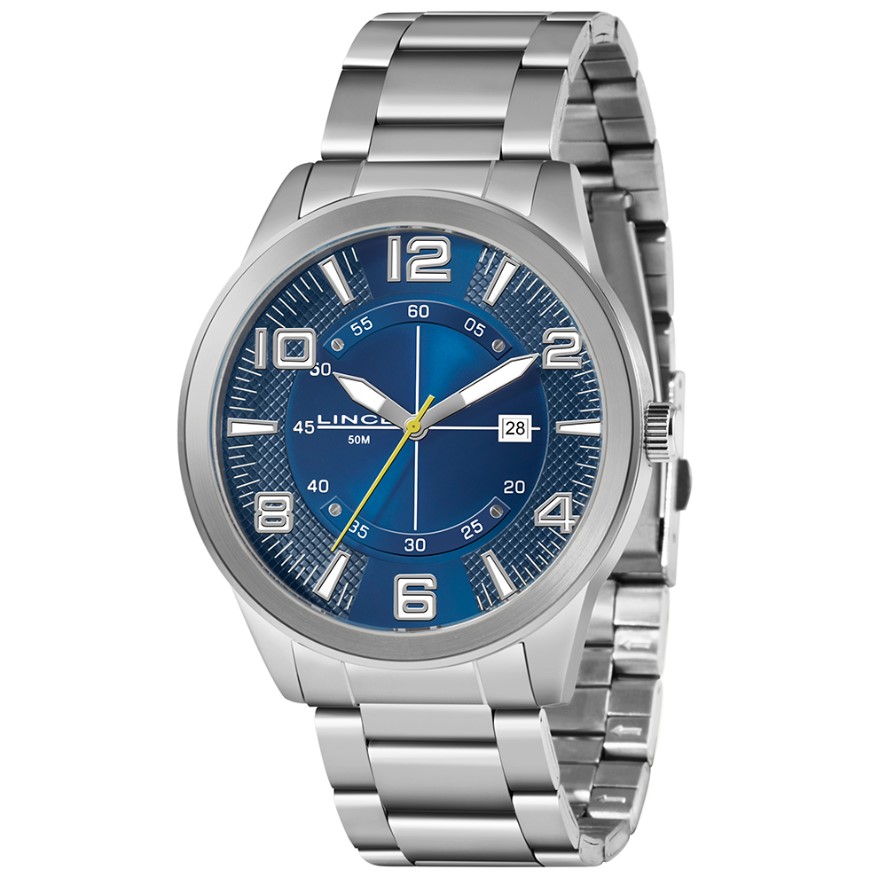 Relógio Masculino Lince - MRM4695L Prata E Verde