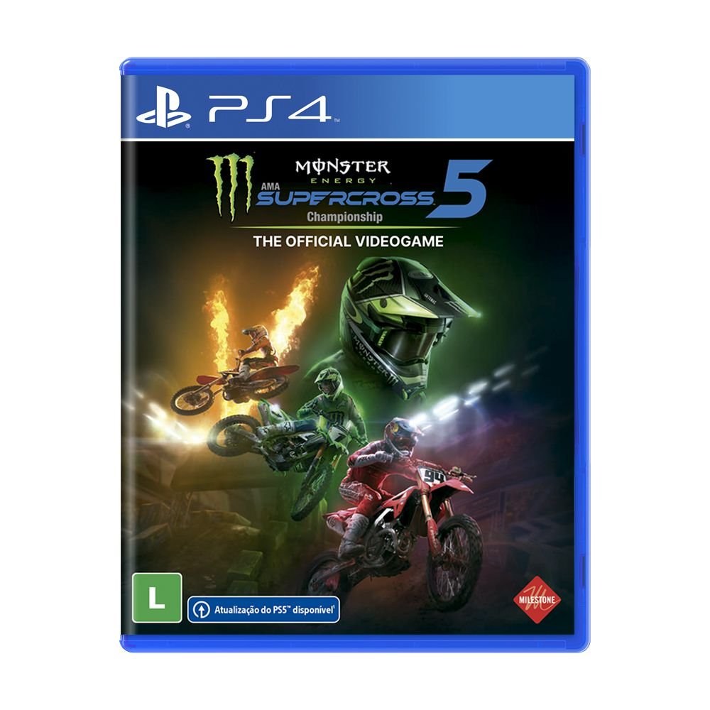 Monster Energy Supercross - The Official Videogame 5 - Jogo PS4