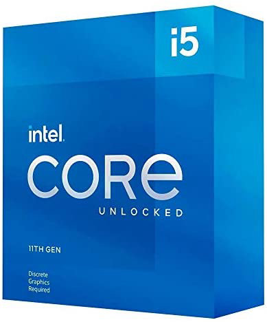 Processador Intel Core I5-11600k 3.9ghz (turbo 4,90ghz) Cache 12mb 6 Nucleos 12 Threads 11ª Ger Lga 1200 Bx8070811600k