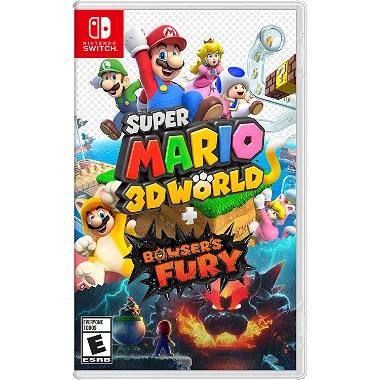 Super Mario 3D World + Bowsers Fury - Jogo Nintendo Switch - Mídia Física