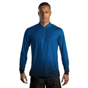 Camisa Casual BRK Unissex Basic Azul Naval com UV50 +