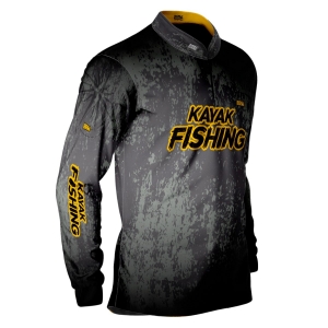Camisa de Pesca BRK Caiaque Kayak Groung com UV50 +