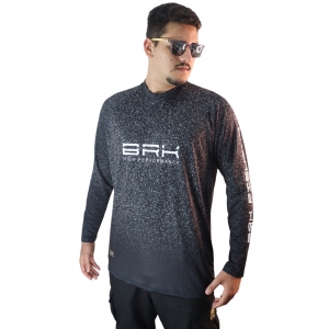 Camisa Raglan BRK Unlimited Black com UV50 +