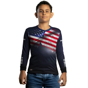 Camisa Country BRK Estados Unidos com UV50 +