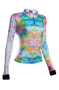 Camisa de Pesca BRK Feminina Tie Dye Cores com UV50 +