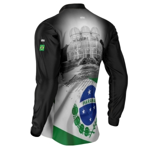 Camisa Country BRK Bandeira do Estado do Paraná com UV50 +