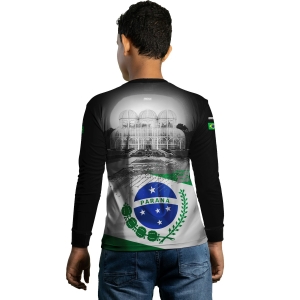 Camisa Country BRK Bandeira do Estado do Paraná com UV50 +