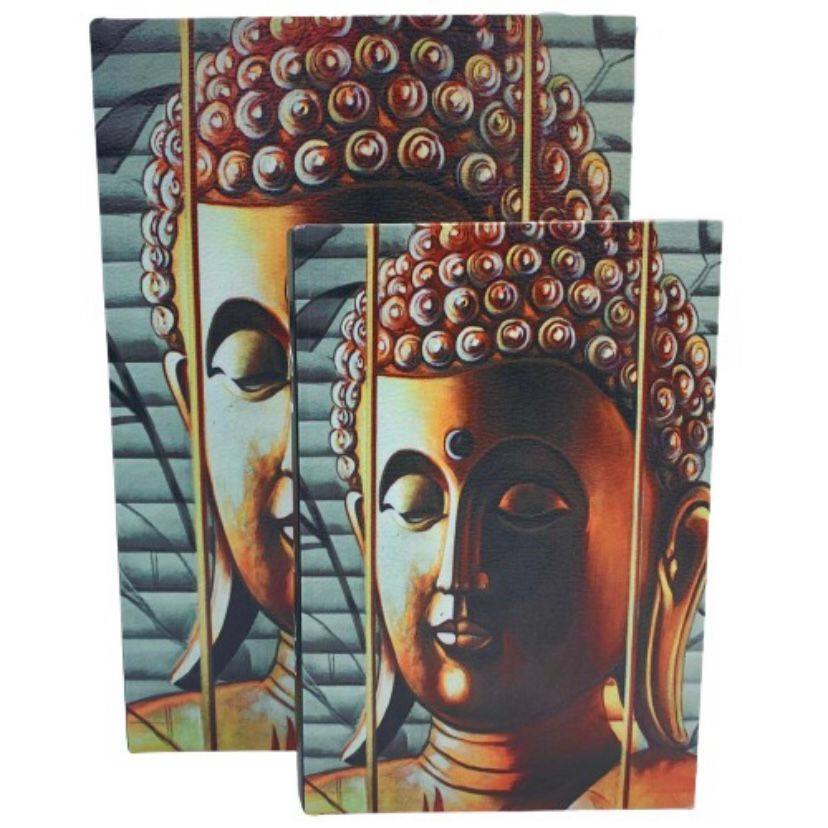 Livro Caixa Decorativo com 2 peças Buddha