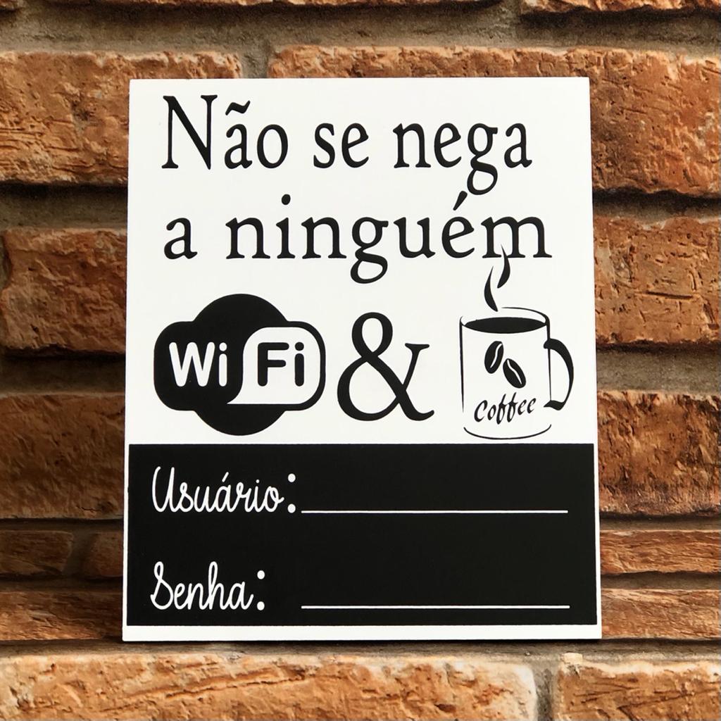Placa Lousa Wifi com Suporte Madeira
