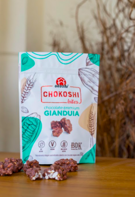 5 unidades - Chokoshi Bites Gianduia
