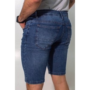Bermuda Jeans Básico Skinny Masculina Strech Anticorpus