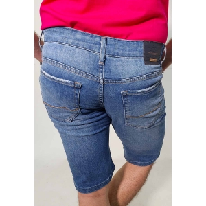 Bermuda Jeans Skinny Básica Masculina Elastano Anticorpus