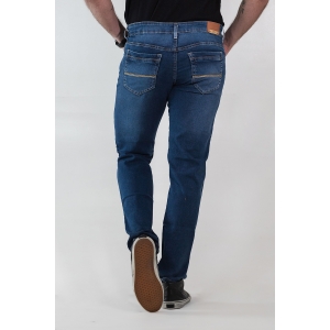 Calça Jeans Escuro Slim Masculina Tradicional Anticorpus