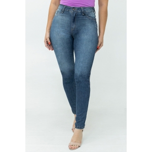 Calça Jeans Skinny Feminina Puídos Alta Elastano Anticorpus