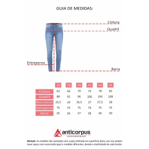 Calça Skinny Jeans Délavé Feminina Cintura Alta Anticorpus
