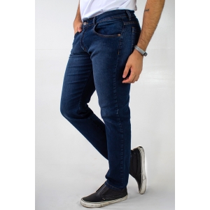 Calça Slim Jeans Masculina Tradicional Azul Escuro Anticorpus