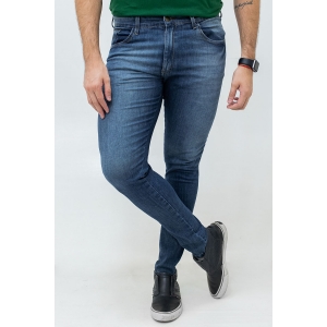 Calça Super Skinny Masculina Jeans Escuro Stretch Anticorpus