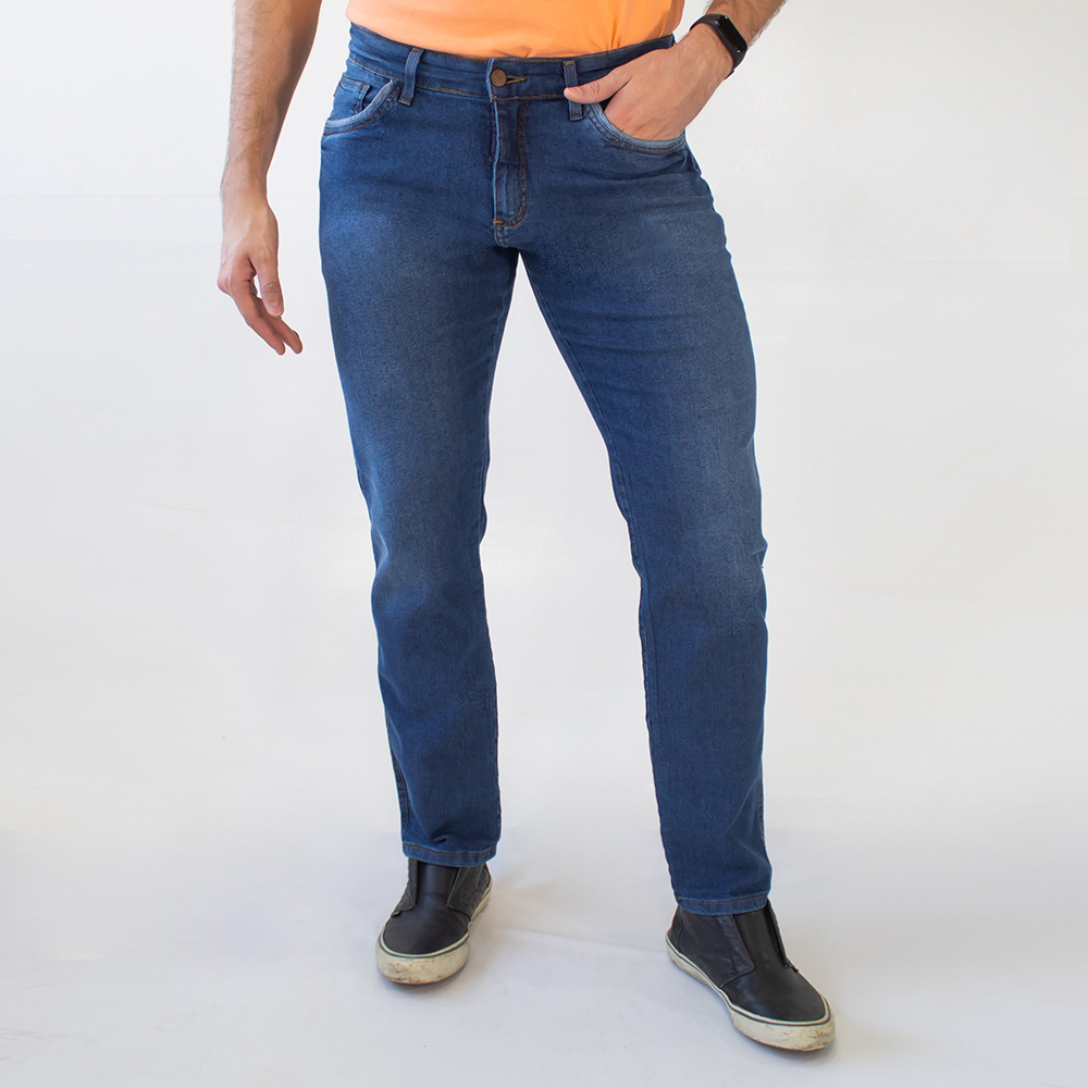 Calça Jeans Slim Tradicional Masculina Azul Anticorpus