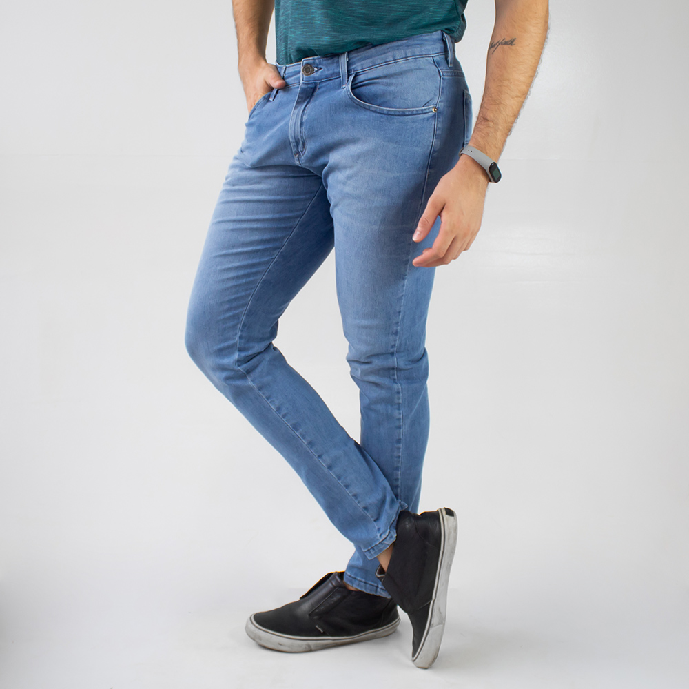 Calça Skinny Jeans Básica Masculina Elastano Anticorpus