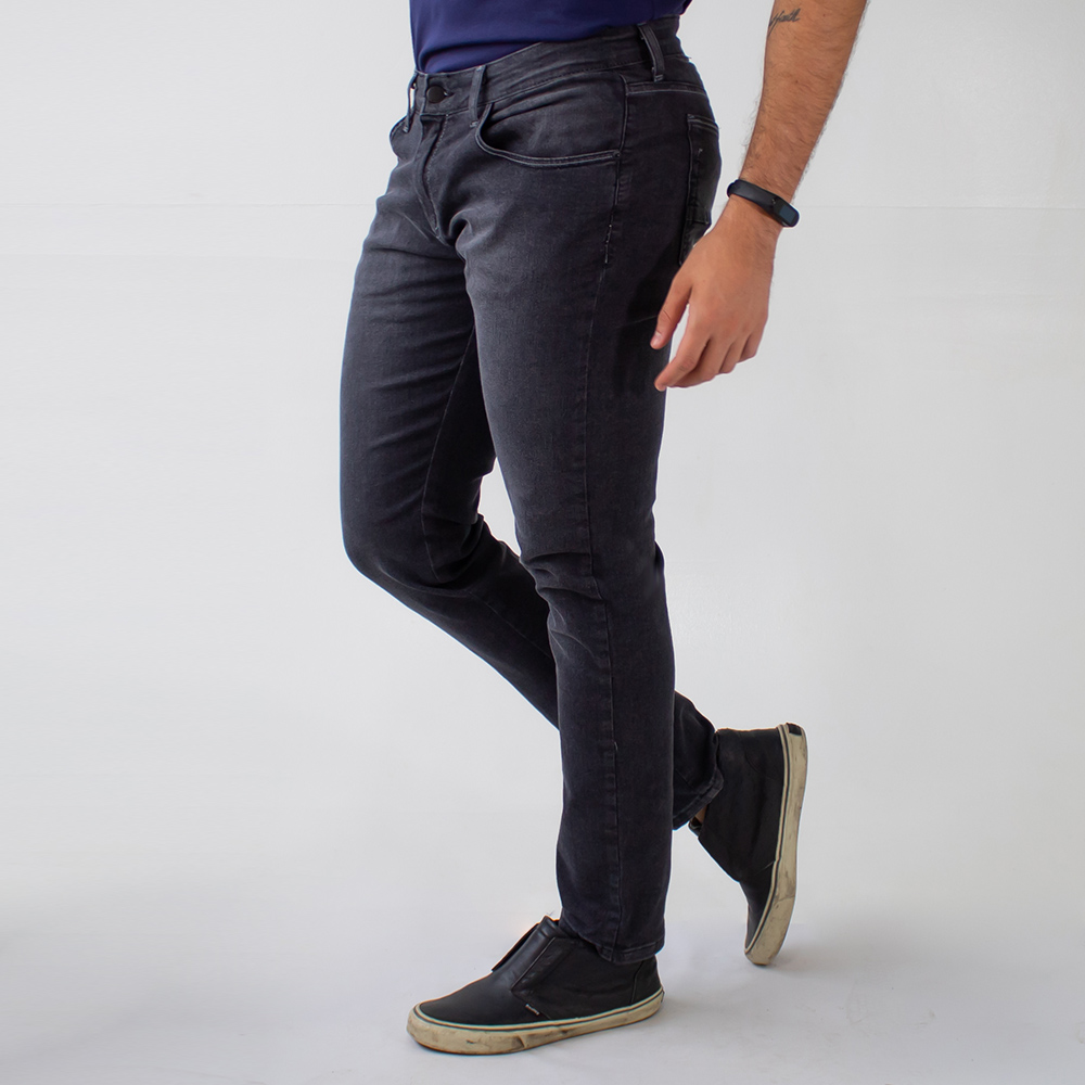 Calça Skinny Jeans Preto Masculina Stretch Anticorpus