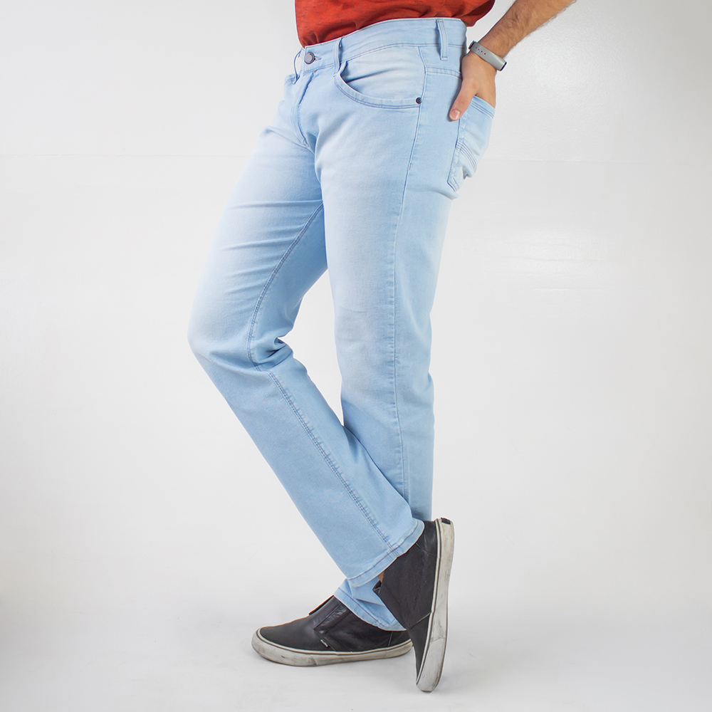 Calça Slim Jeans Masculina Jeans Claro Stretch Anticorpus