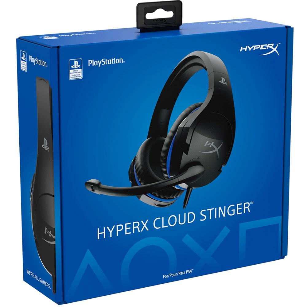 HEADSET GAMER HYPERX CLOUD STINGER PS4, PRETO - HX-HSCSS-BK/AM
