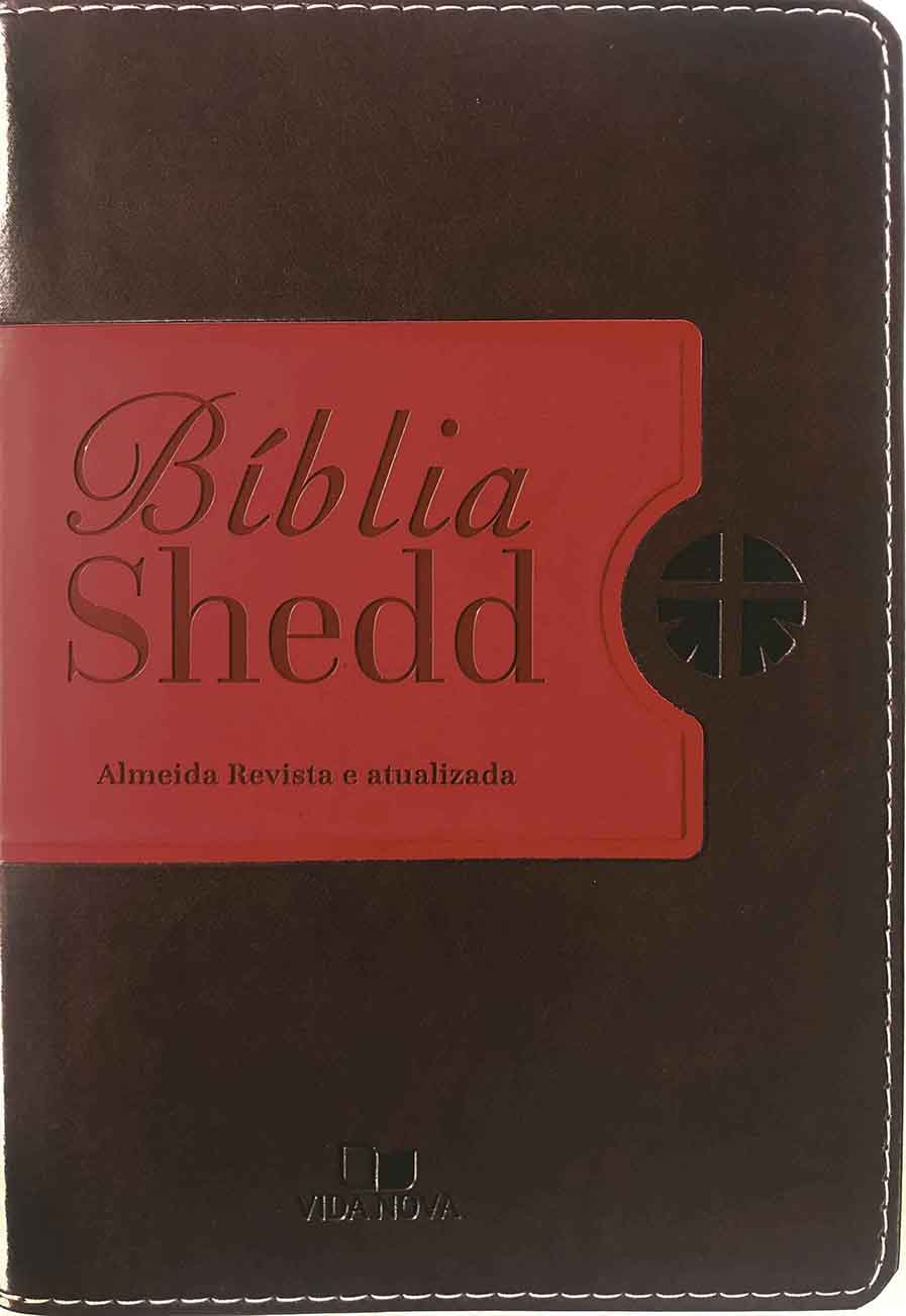Bíblia Shedd - café e vermelho