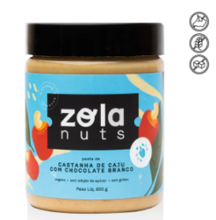 Zola Nuts - Castanha de Caju com Chocolate Branco 200g
