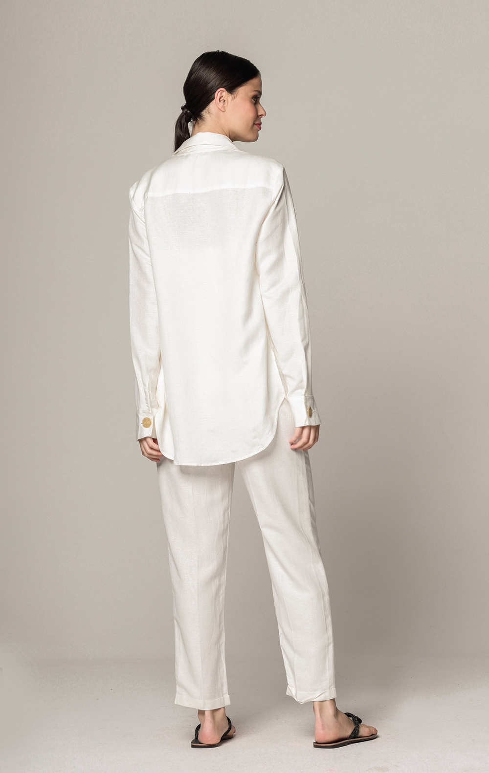 Camisa Mariana Off White - Foto 3